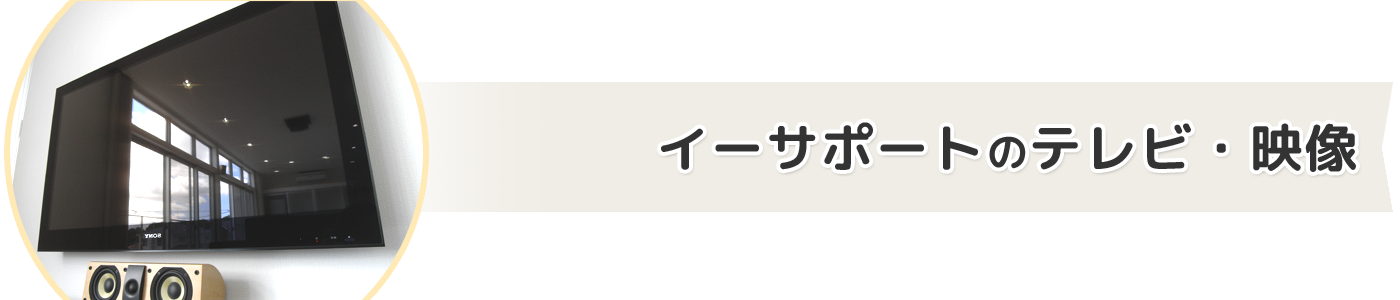イーサポートのテレビ・映像
